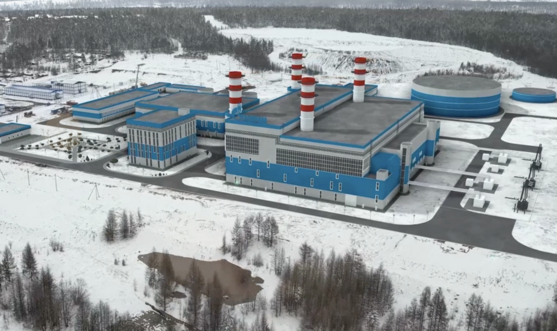 Южно-Якутская теплоэлектростанция (визуализация)