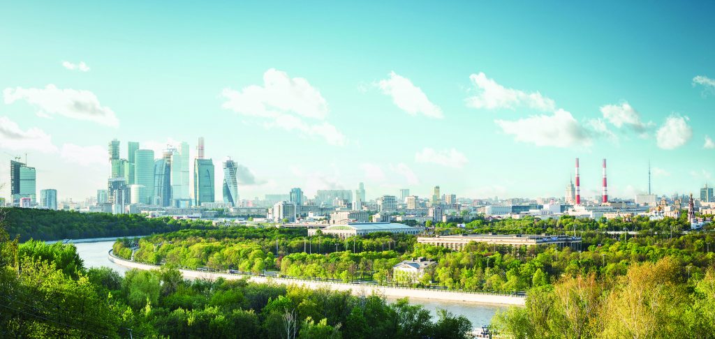 Панорамный вид города Москвы. Источник: mikolajn / Depositphotos.com