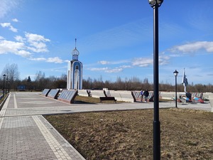 Мемориал в деревне Мясной Бор, 13 апреля 2025 года